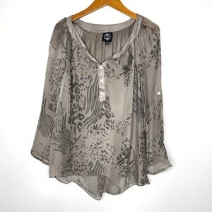 Le Marais Paris Silk Top Size Medium Made in Italy‎